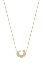 18K YG Oula Diamond S Letter Chain Pendant - N:Yellow Gold:One Size